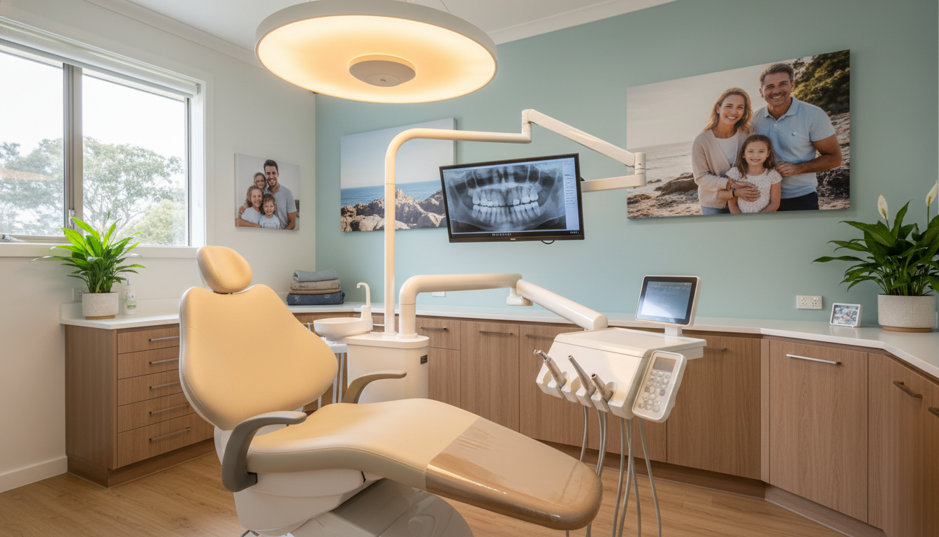 Modern, comfortable dental treatment room at Lara Family Dentist, ready for gentle care